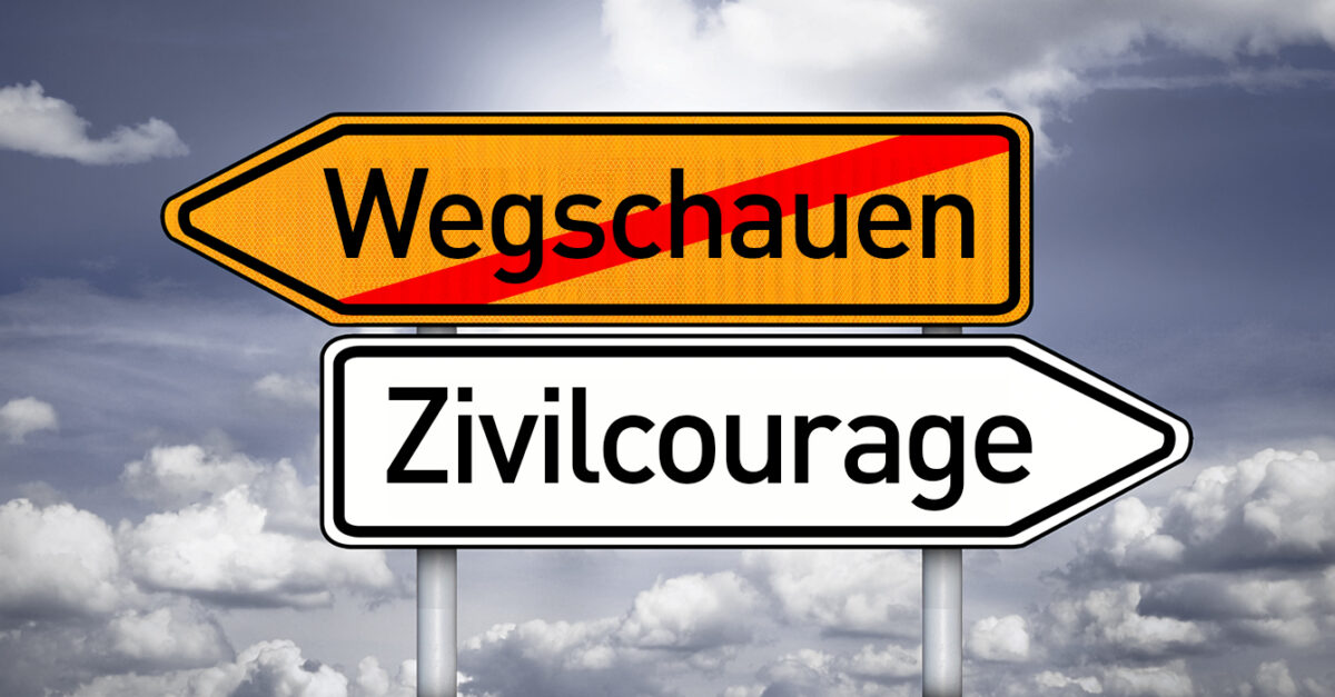 Schweizerische Kriminalprävention | Zivilcourage: Was verstehen Sie