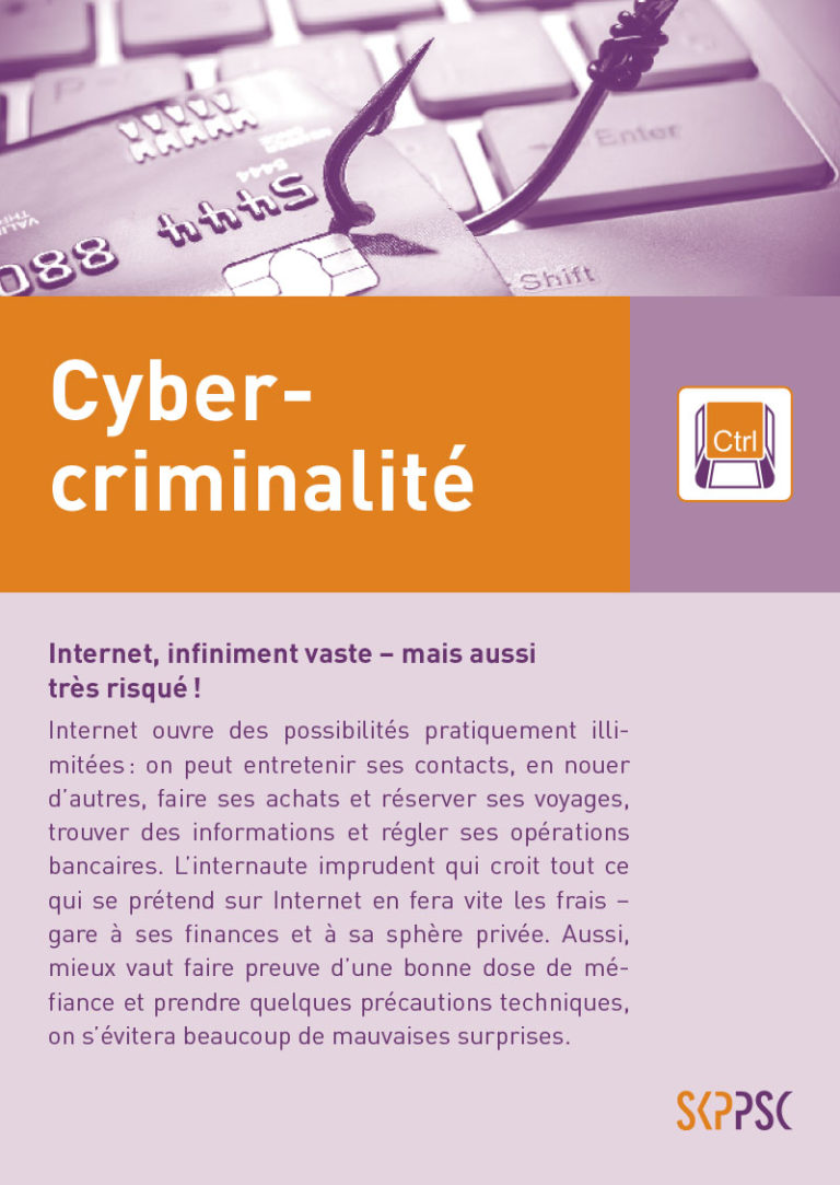 Prévention Suisse De La Criminalité | Cybercriminalité